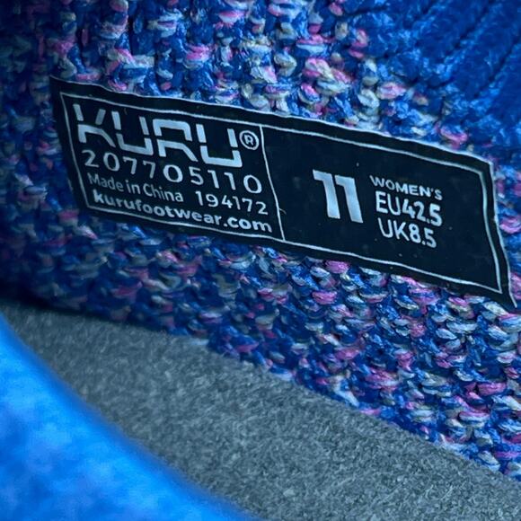 Kuru Stride Shoes Womens Size 11 Blue Slip On Casual Comfort Walking Sneakers - Picture 8 of 8